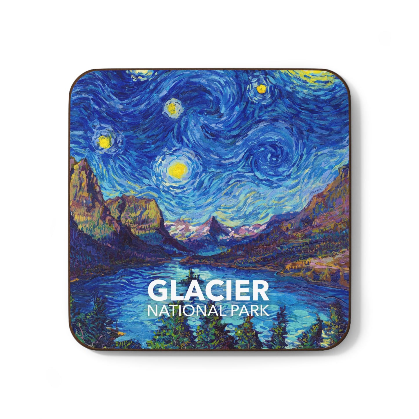 Glacier National Park Coaster - The Starry Night