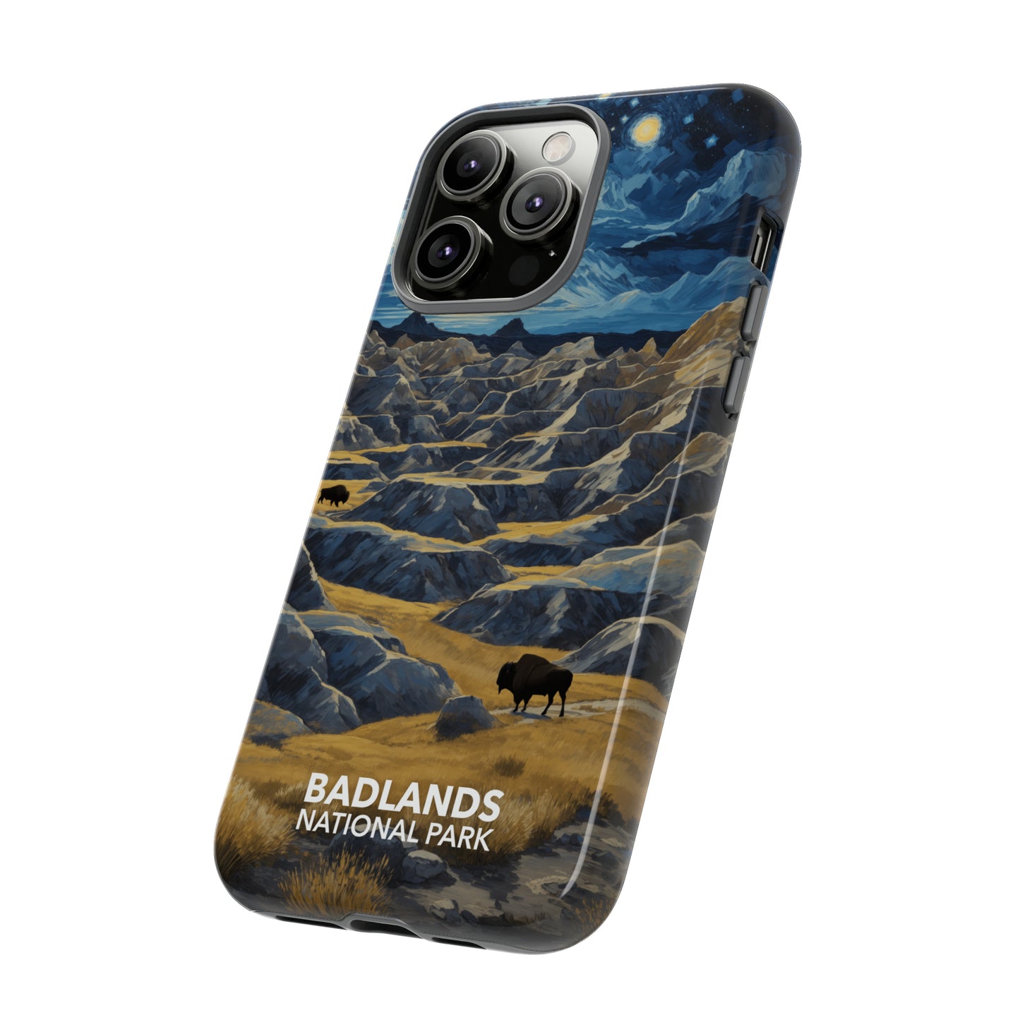 Badlands National Park Phone Case - Starry Night