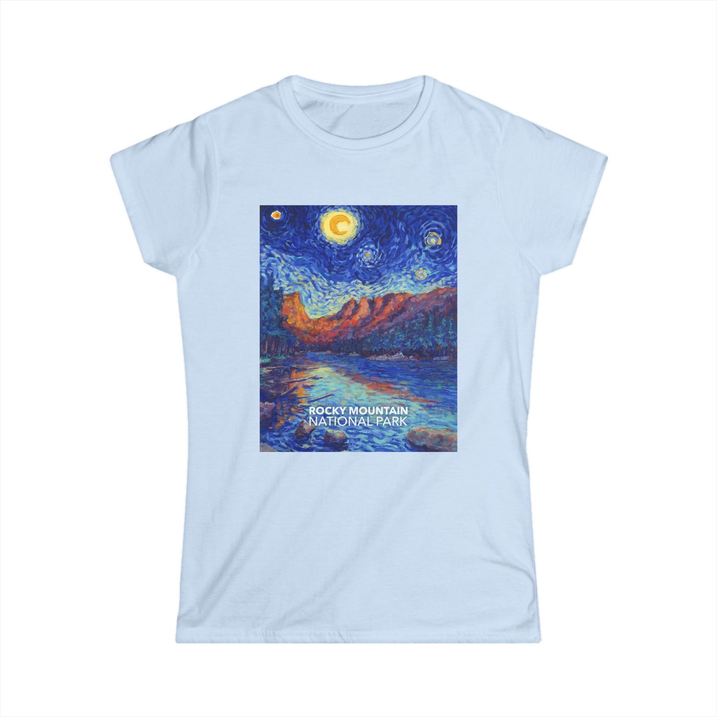 Rocky Mountain National Park T-Shirt - Women's Starry Night