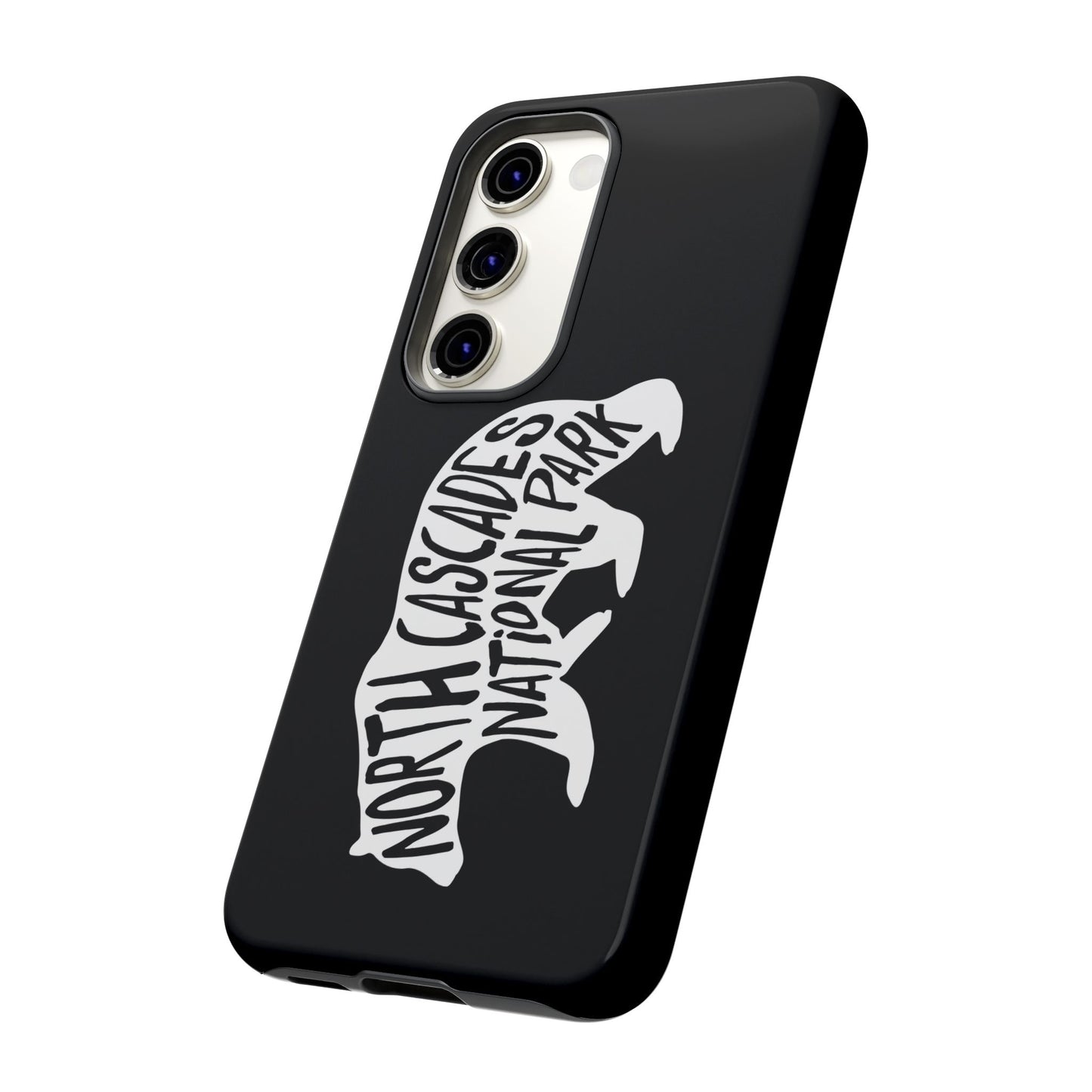 North Cascades National Park Phone Case - Black Bear Design