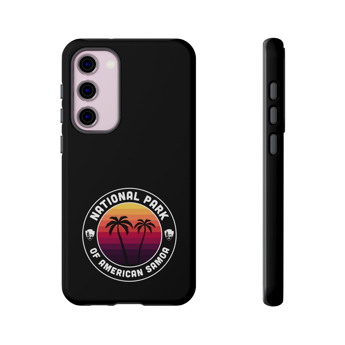 National Park of American Samoa Phone Case - Round Emblem Design