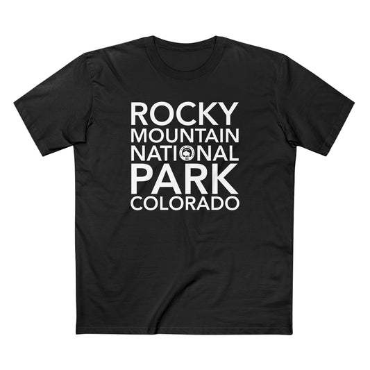 Rocky Mountain National Park T-Shirt Block Text