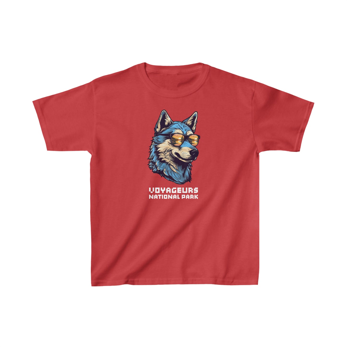 Voyageurs National Park Child T-Shirt - Cool Wolf