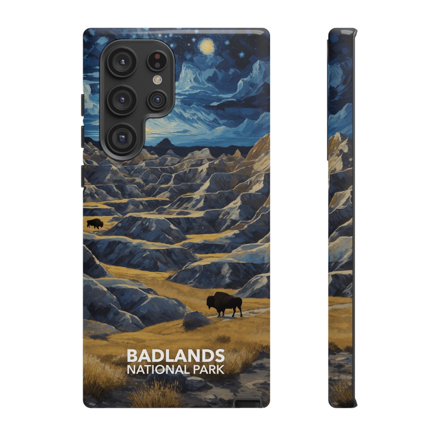 Badlands National Park Phone Case - Starry Night