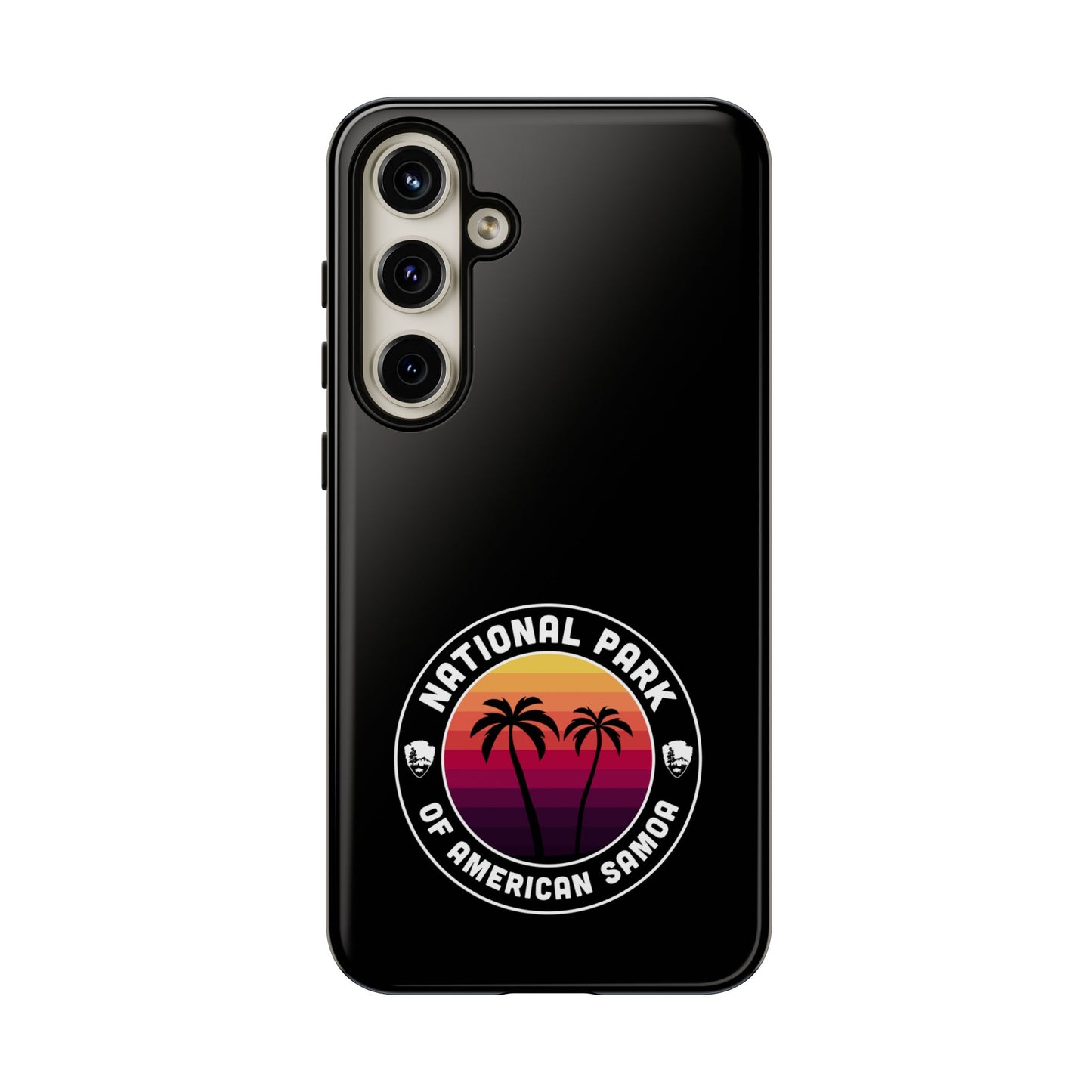 National Park of American Samoa Phone Case - Round Emblem Design