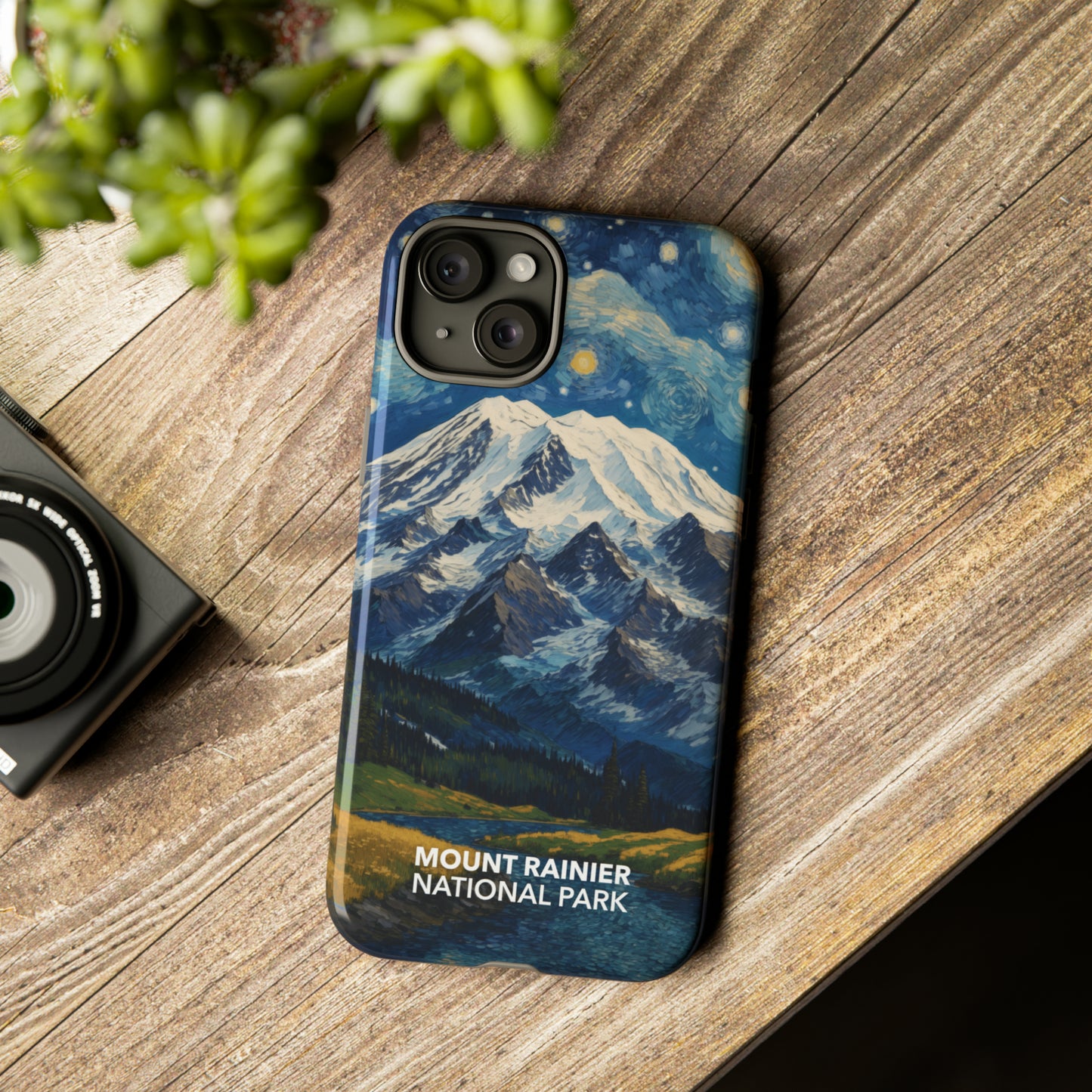 Mount Rainier National Park Phone Case - Starry Night