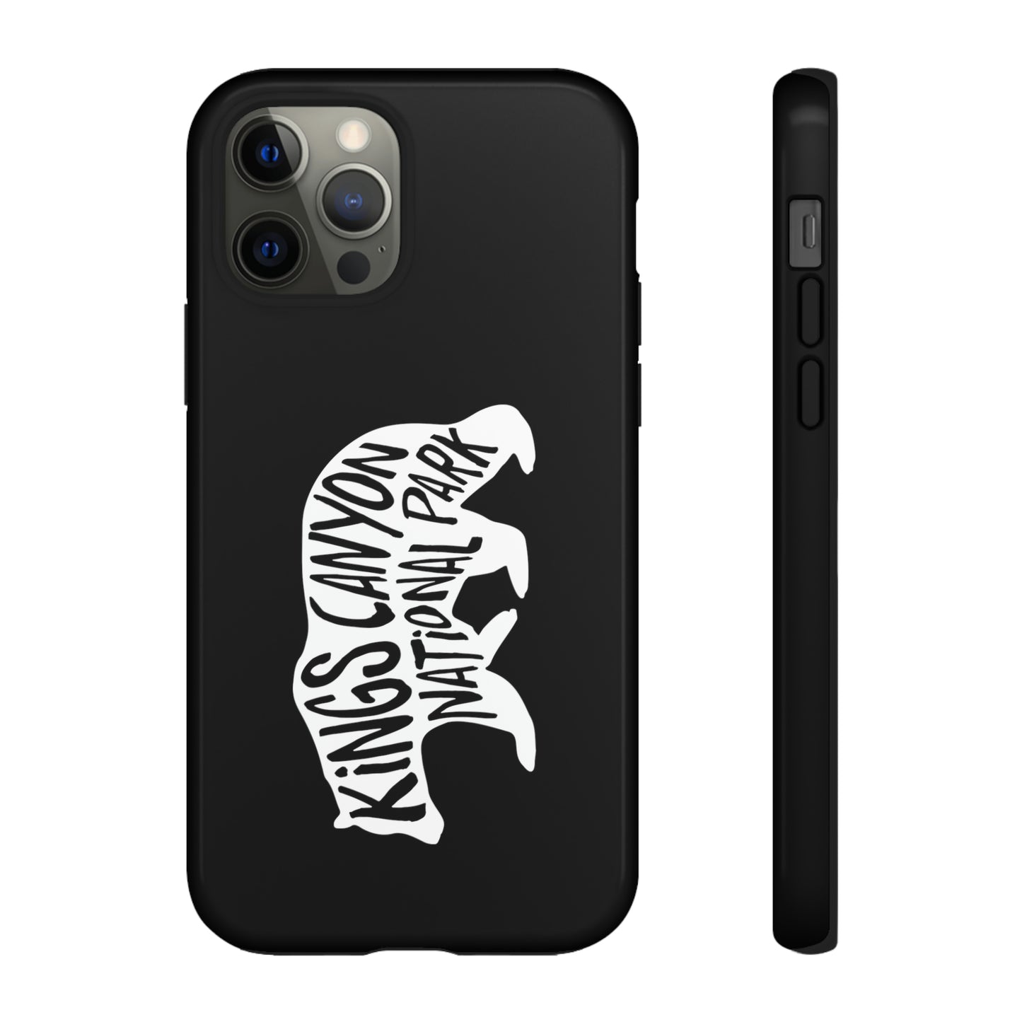 Kings Canyon National Park Phone Case - Black Bear Design