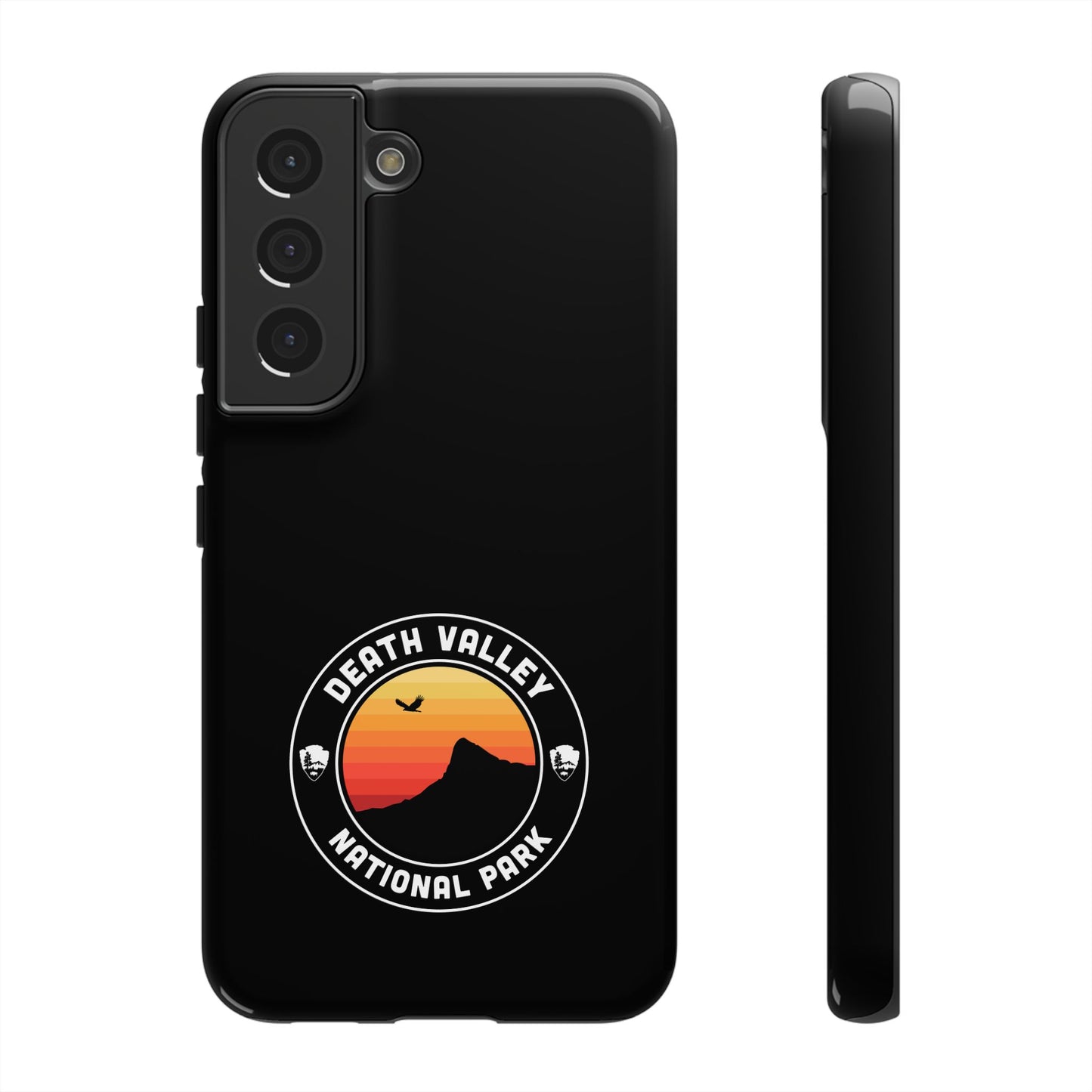 Death Valley National Park Phone Case - Round Emblem Design