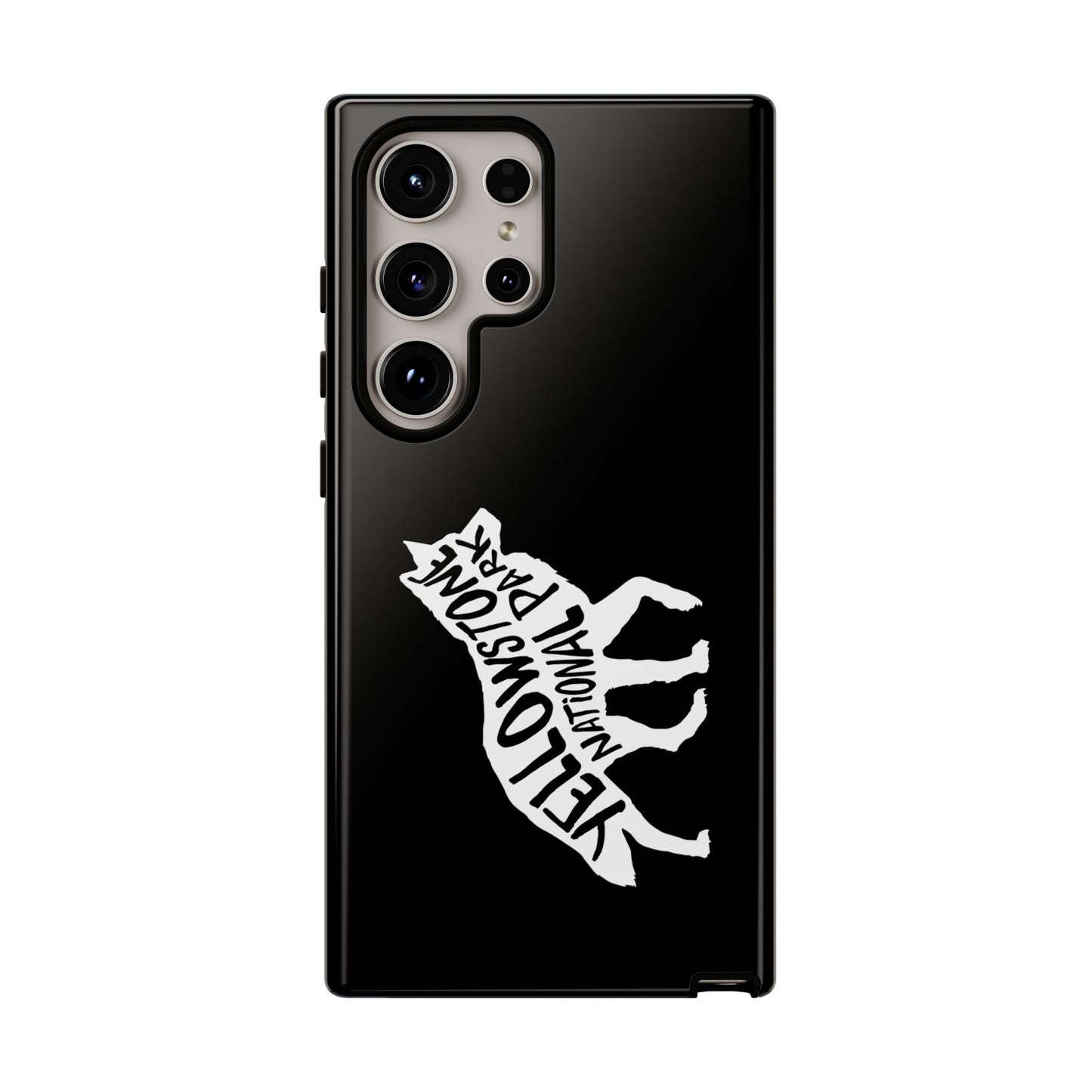 Yellowstone National Park Phone Case - Wolf Design