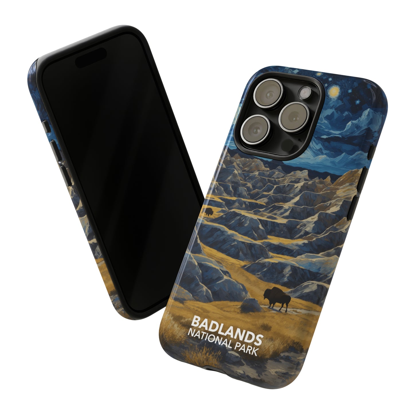 Badlands National Park Phone Case - Starry Night