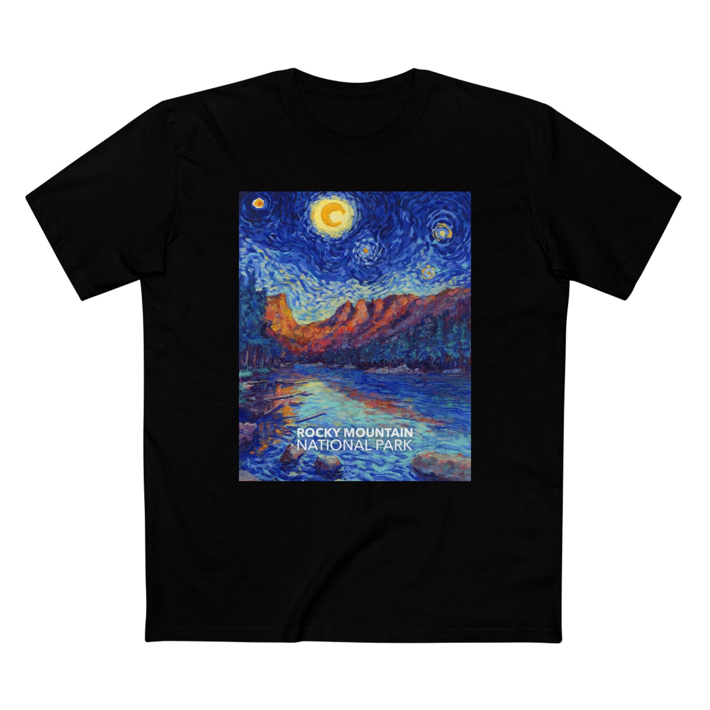 Rocky Mountain National Park T-Shirt - The Starry Night