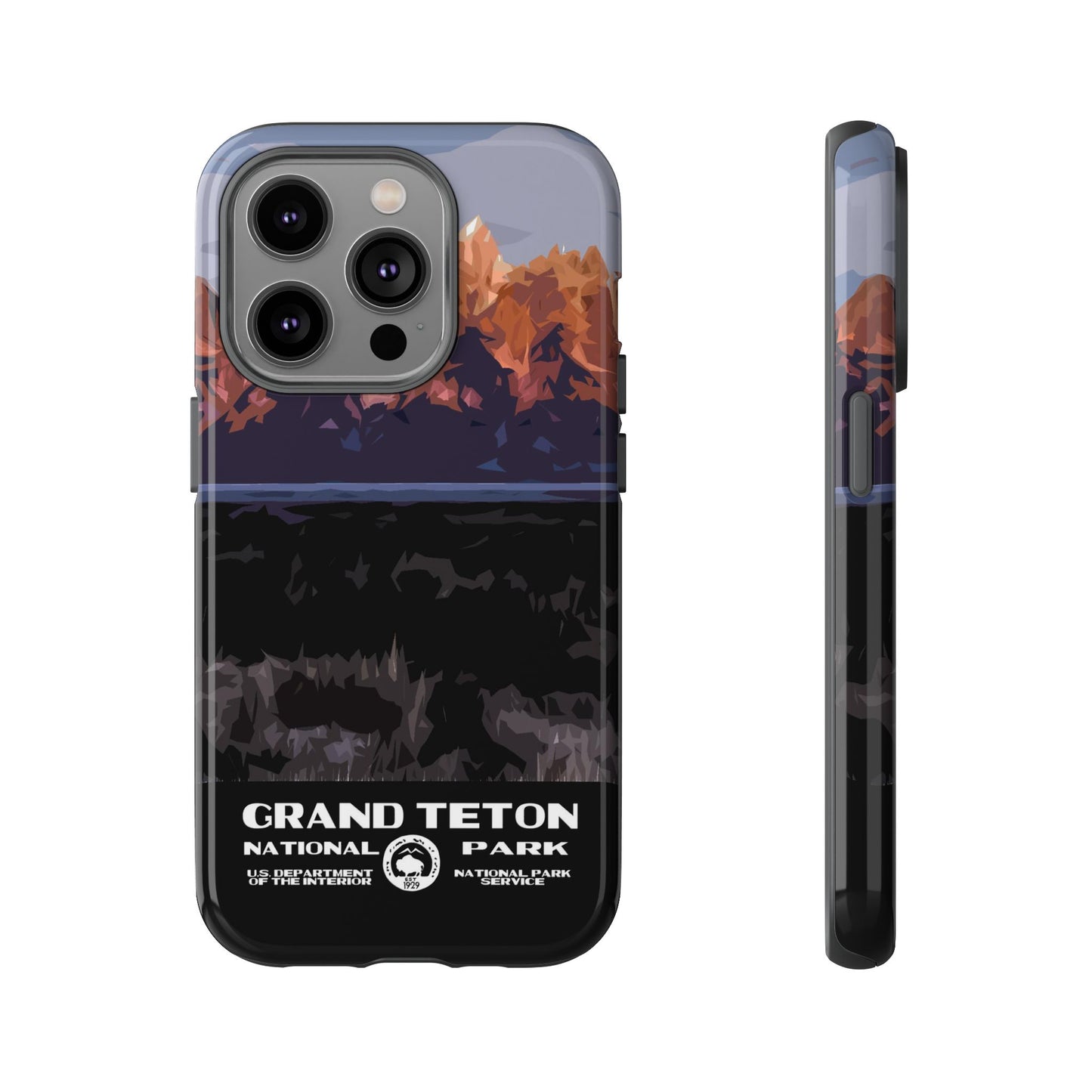 Grand Teton National Park Phone Case - WPA Style