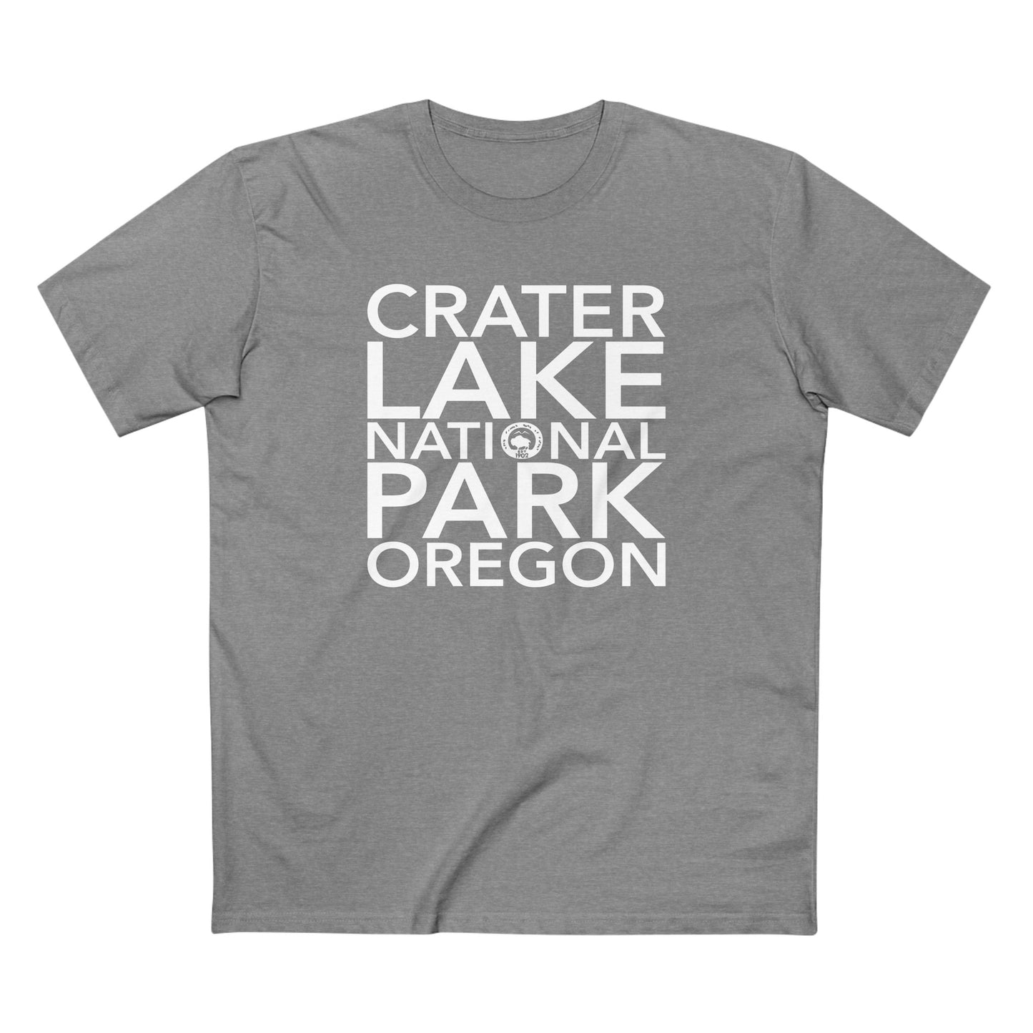 Crater Lake National Park T-Shirt Block Text