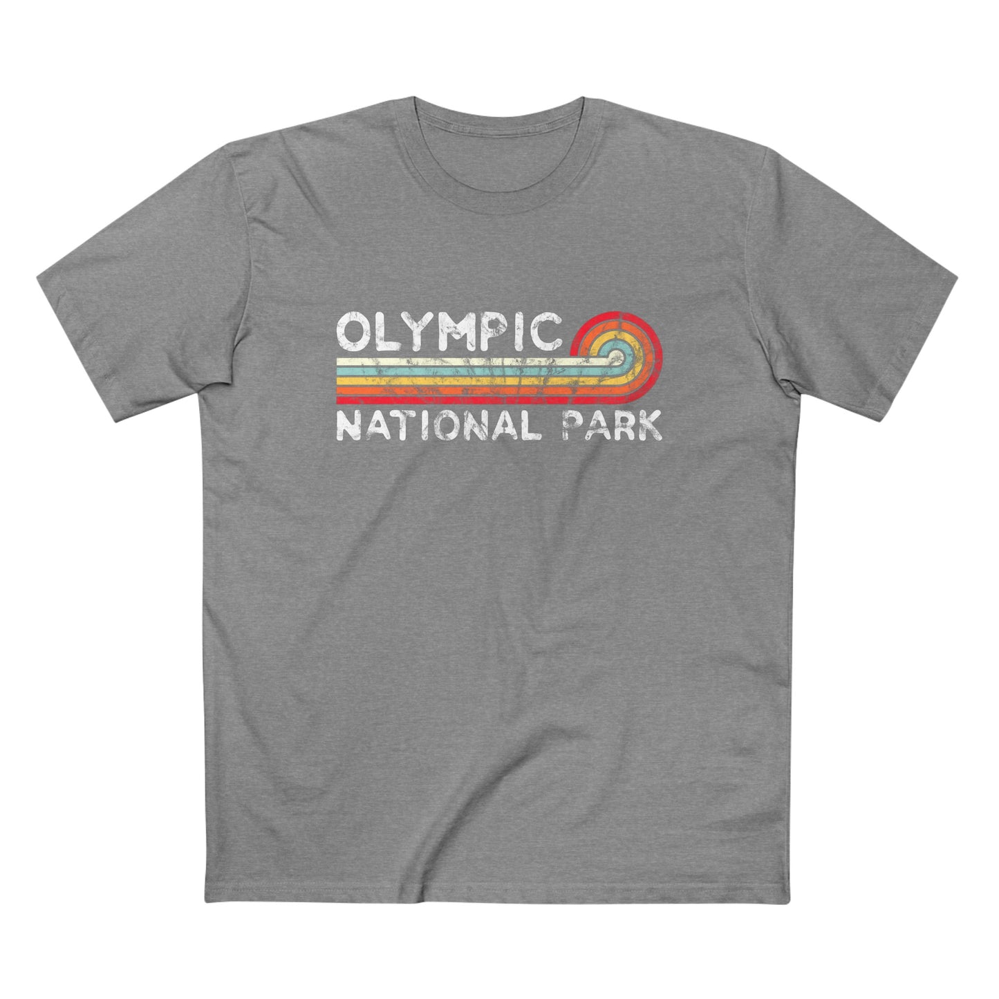 Olympic National Park T-Shirt - Vintage Stretched Sunrise