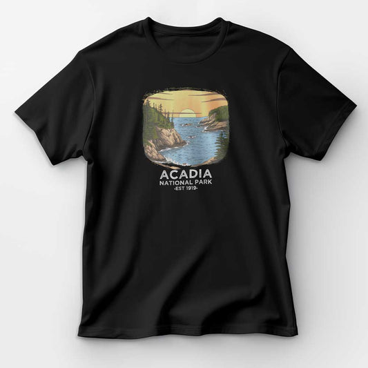 Acadia National Park T-Shirt - Vintage Design