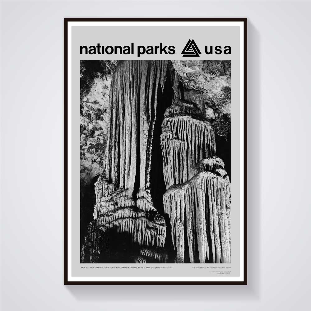 Carlsbad Caverns National Park Poster - Ansel Adams – National Parks ...