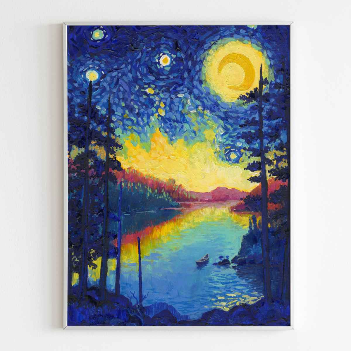 Voyageurs National Park Starry Night Poster - Premium Textured Paper