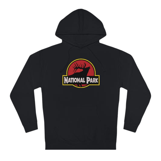 Elk National Park Hoodie - Parody Logo