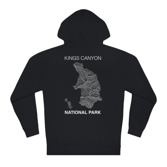 Kings Canyon National Park Hoodie - Lines