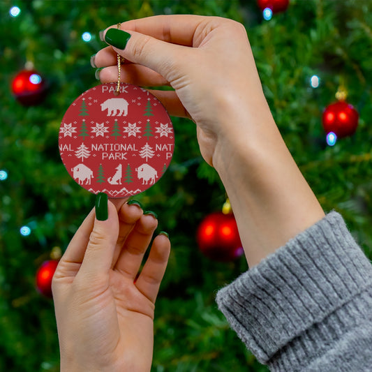 National Park Ornament - Fair Isle Pattern