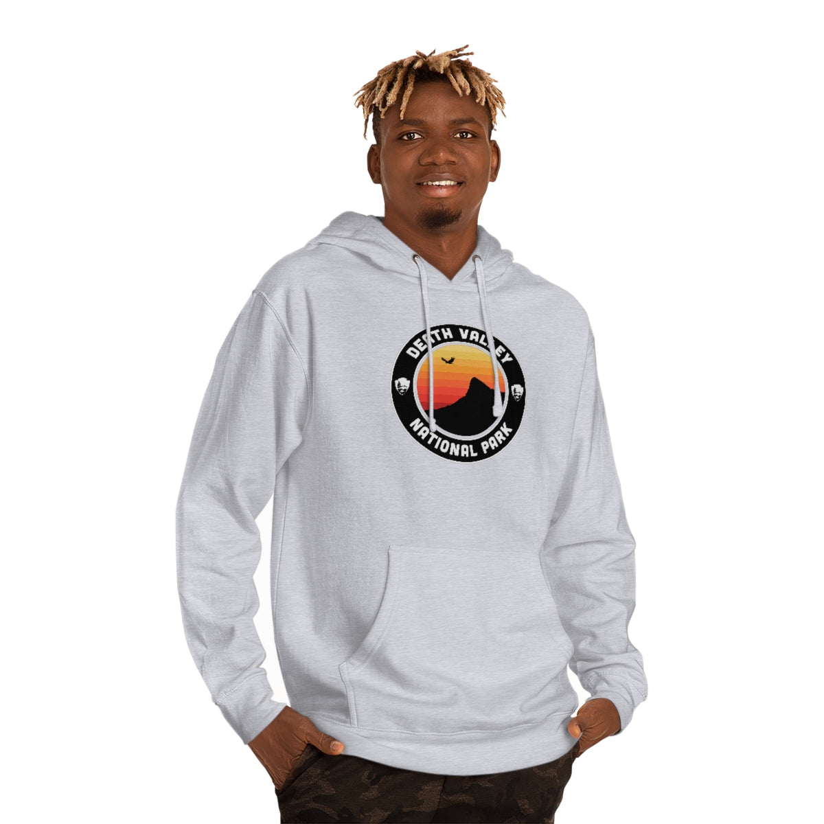 Death Valley National Park Hoodie - Round Emblem Design