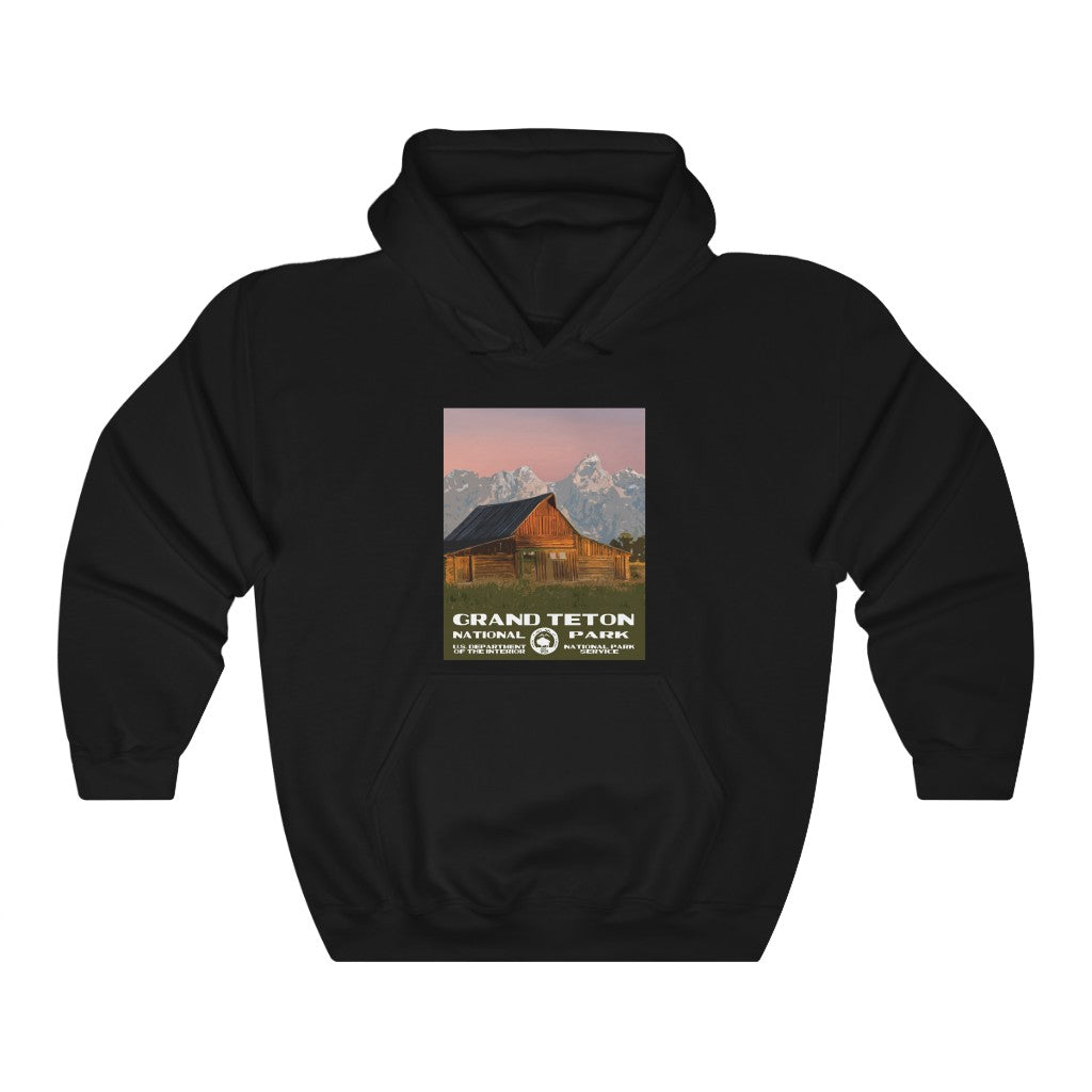 Grand Teton National Park Hoodie Moulton Barn National Parks