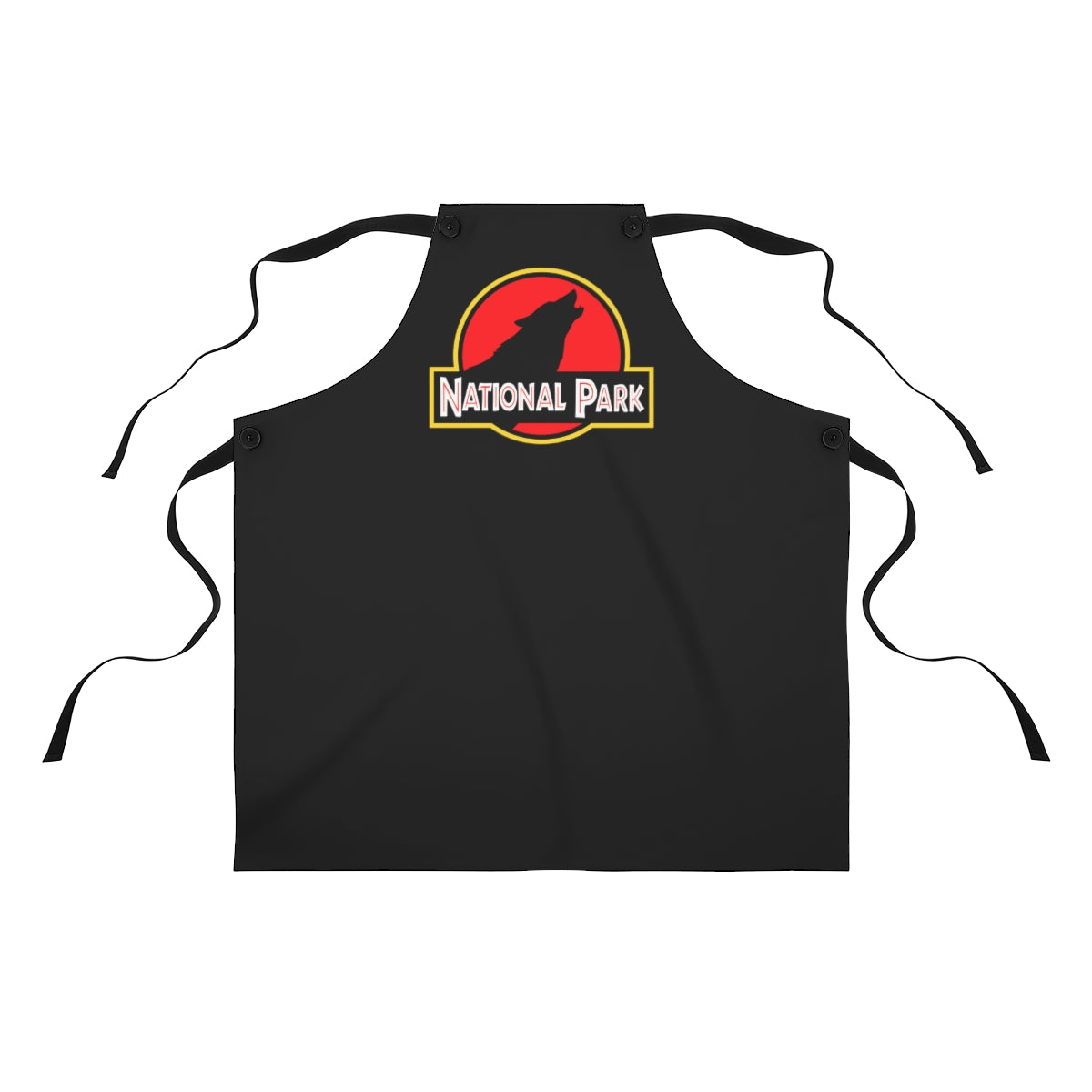 Wolf National Park Apron - Parody Logo