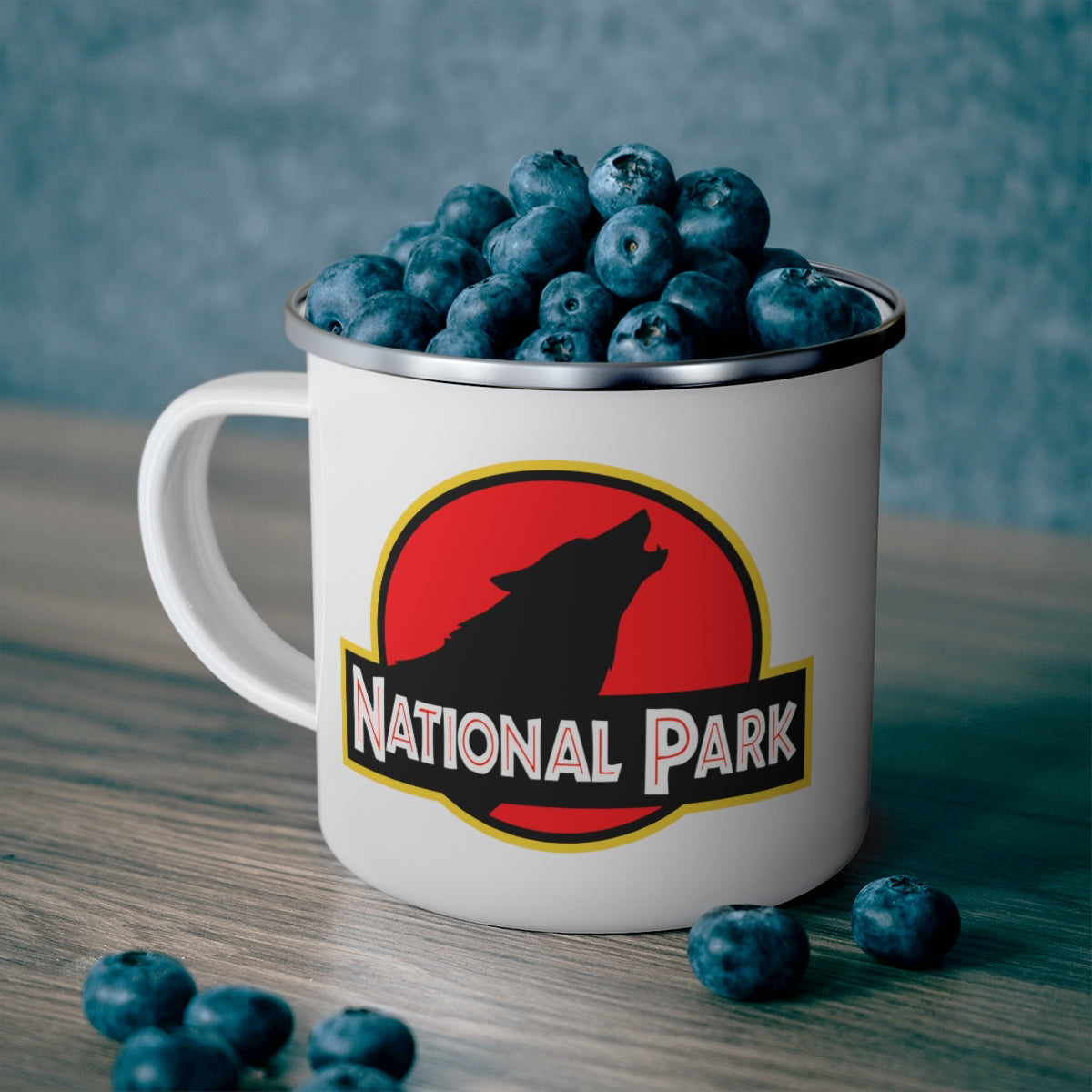 Wolf National Park Mug - Parody Logo 12oz