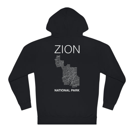 Zion National Park Hoodie - Lines