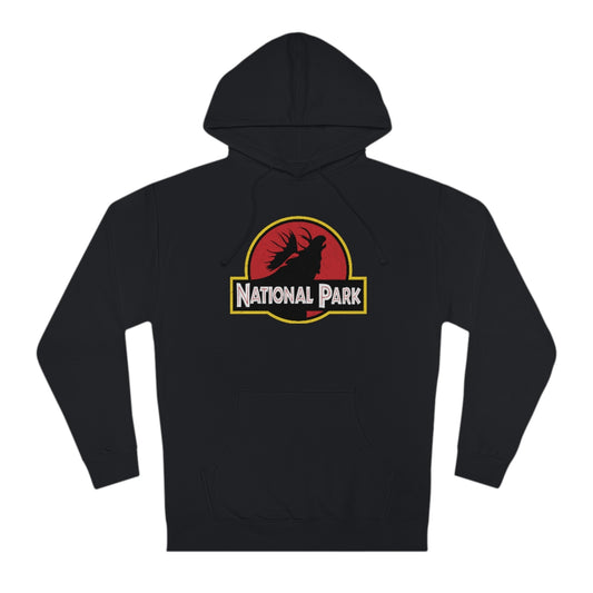 Moose National Park Hoodie - Parody Logo