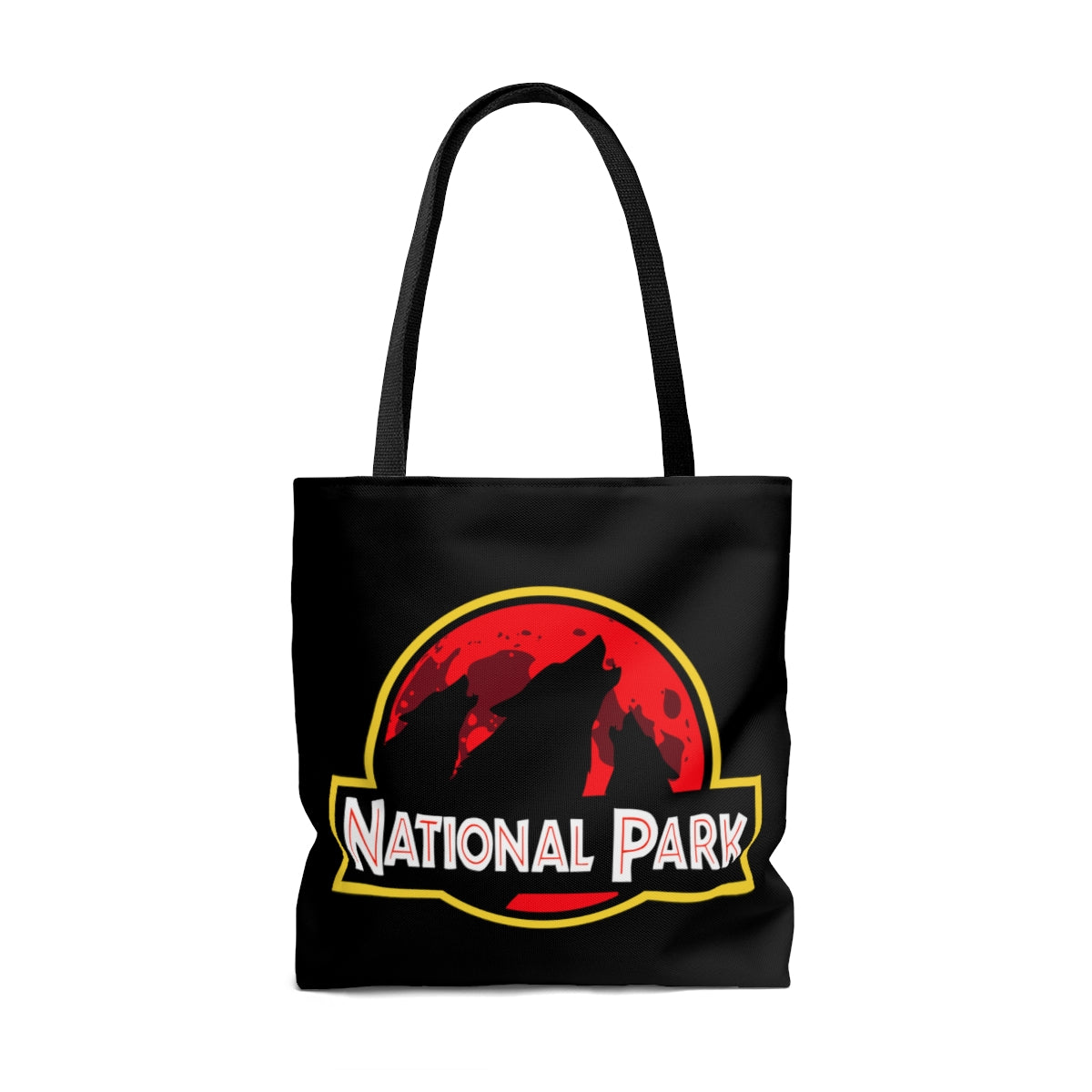 3 Wolf National Park Tote Bag - Parody Logo