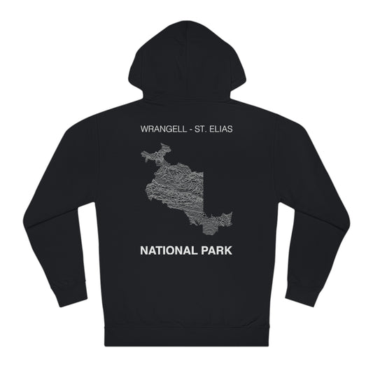 Wrangell St. Elias National Park Hoodie - Lines