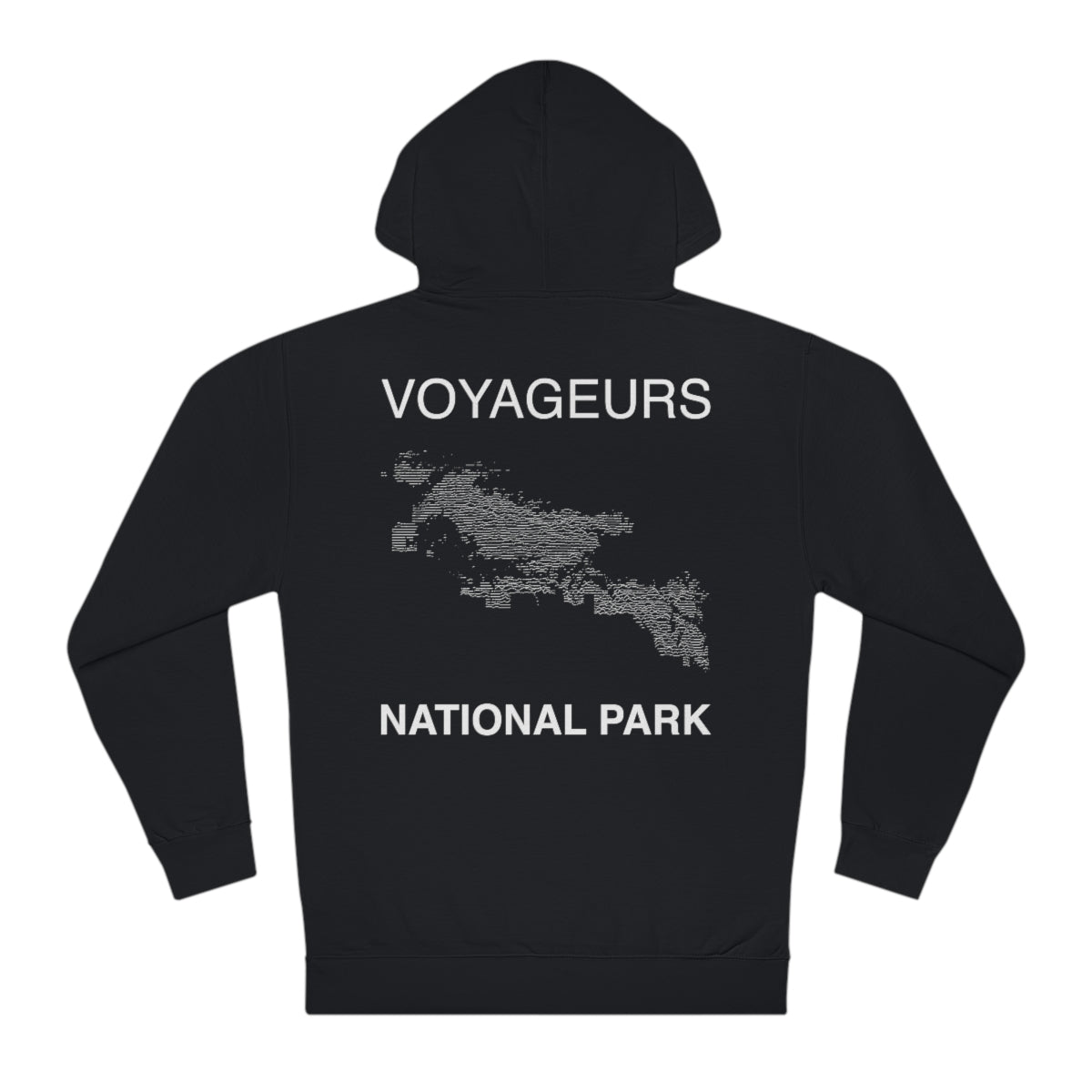 Voyageurs National Park Hoodie - Lines