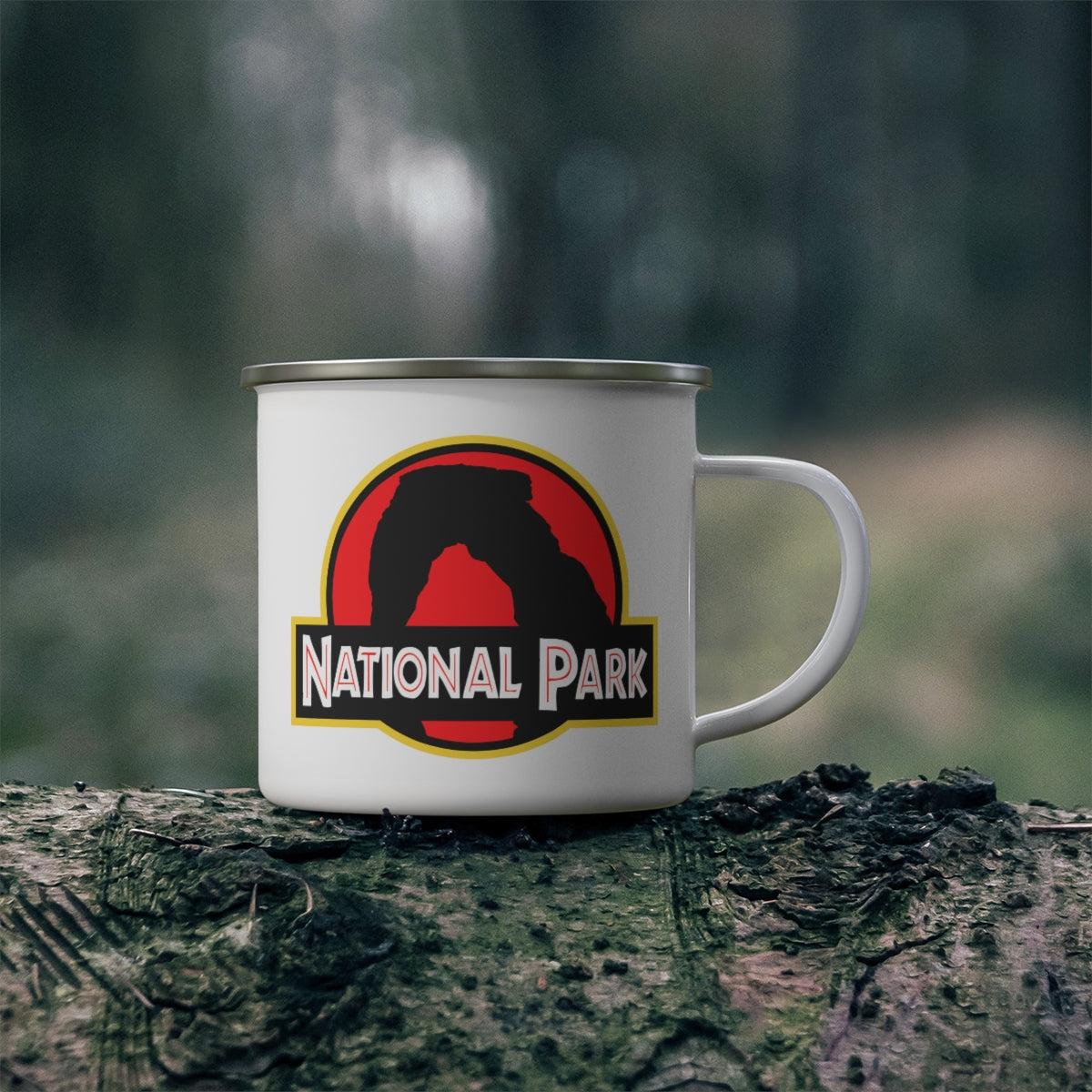 Delicate Arch Arches National Park Mug - Parody Logo 12oz