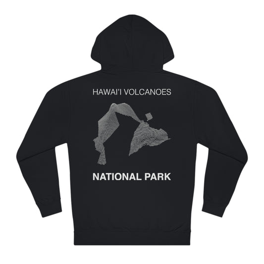 Hawaii Volcanoes National Park Hoodie - Lines