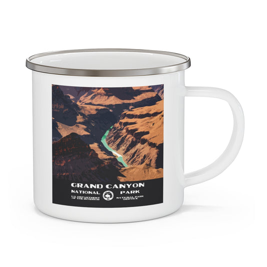 Grand Canyon National Park Enamel Camping Mug